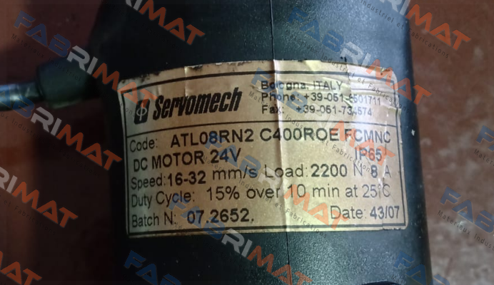 Servomech-ATL08 - RN2 - C400 - ROE price