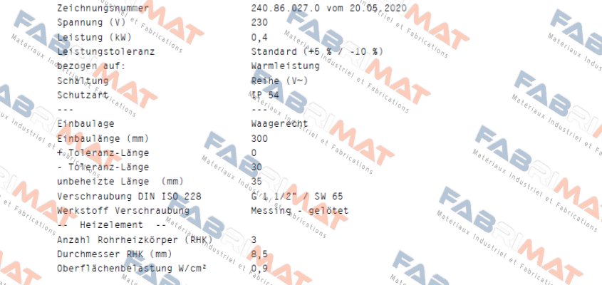 Schniewindt-ERCT/30-0,4-230 price