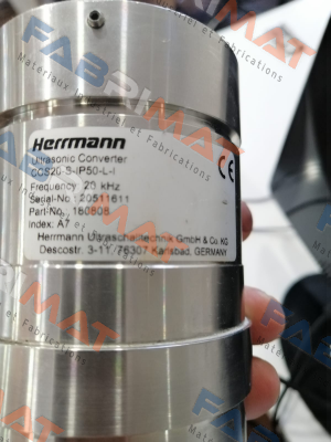 HERRMANN ULTRASONIC-180808 / CCS 20/S/IP50/L/I price