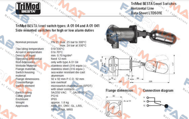 Trimod Besta-A 01 041 price