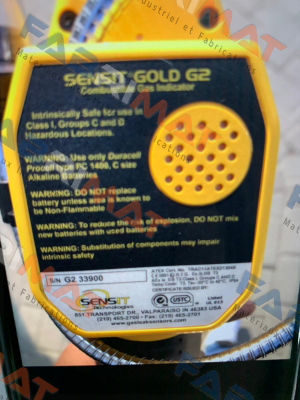 Sensit-GOLD 2  S/N:G2 33900 price