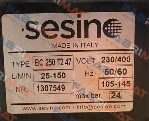 Sesino-BC 250  T2-47 price