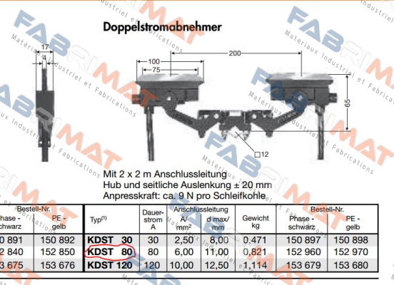 Vahle-SA-KDST80PH-2000 (0152960/00)  price