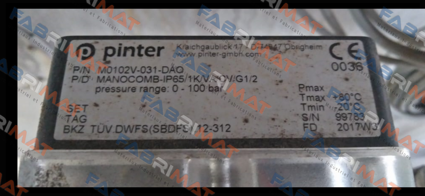 Pinter-M0102V-031-DAO price