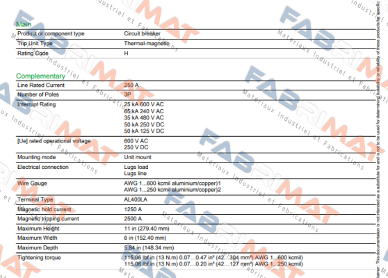 Square D (Schneider Electric)-LHL36250 price