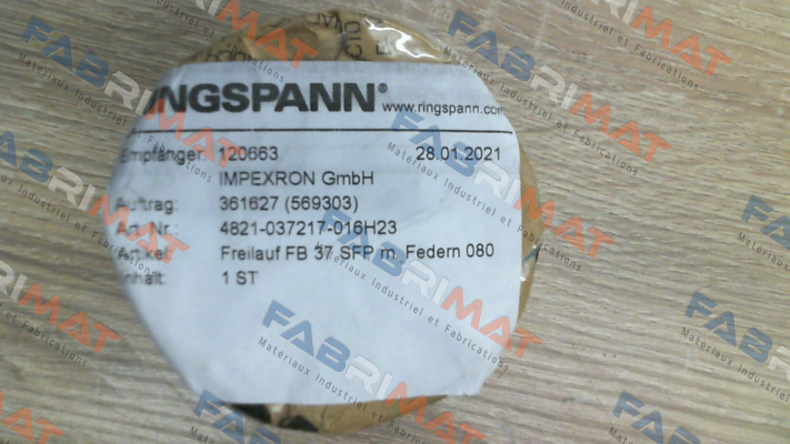 Ringspann-4821-037217-016H23 price