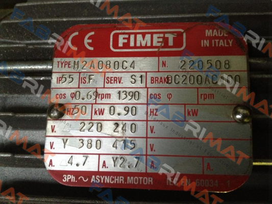 Fimet-KRA2B2 F/B5  price