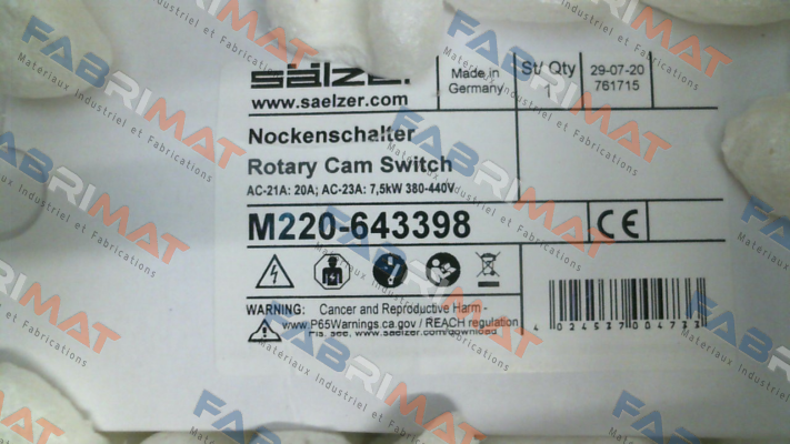 Salzer-M220-643398 price