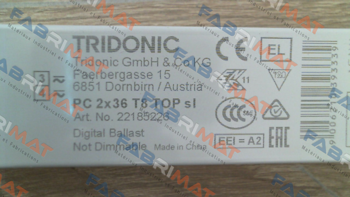 Tridonic-PC 2x36 T8 TOP sl 22185226 price