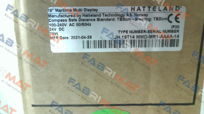 HATTELAND-JH 19T14 MMD-MR1-AAAA price