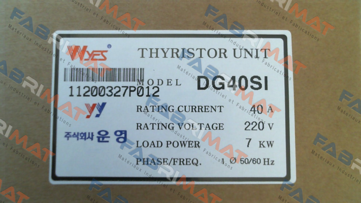 WOONYOUNG-WYU DG 40SI price