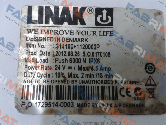 Linak-285100-00200110  price