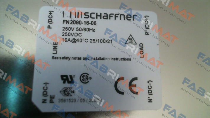 Schaffner-FN2090-16-06 price