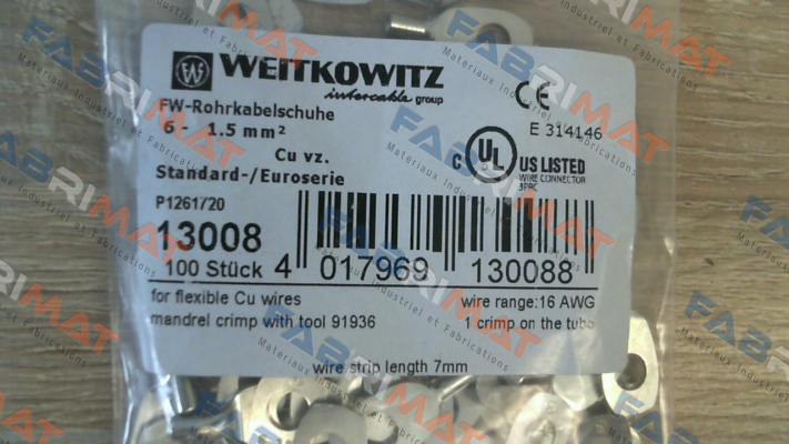 WEITKOWITZ-13008(1 pack 100 pcs) price