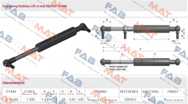 Stabilus-095923 price