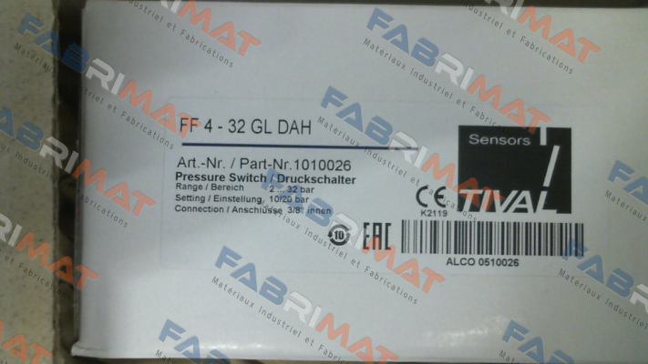 Tival-Sensors-Type: FF4- 32 GL DAH (Art.Nr.1010026) price