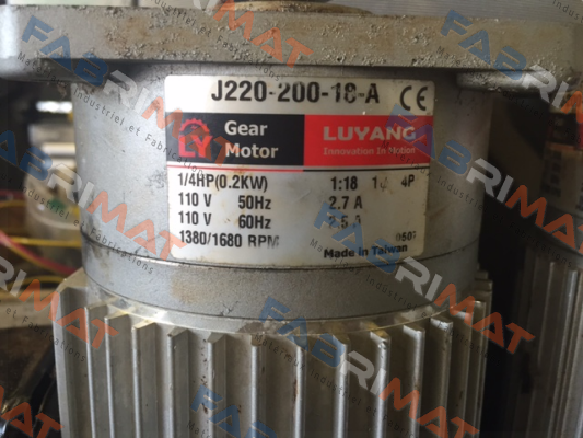 Luyang Gear Motor-J220-200-18-A price