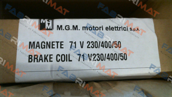 M.G.M MOTORI-BA-71 AC 230/400V 50HZ price