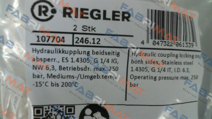 Riegler-107704 / 246.12 price