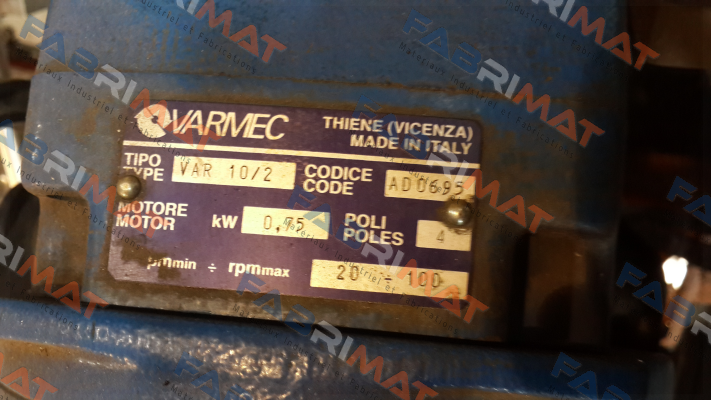 Varmec-TYPE 10/2 oem for F.M.B. Fabbrica Macchine Bergamo (S.R.L.)  price