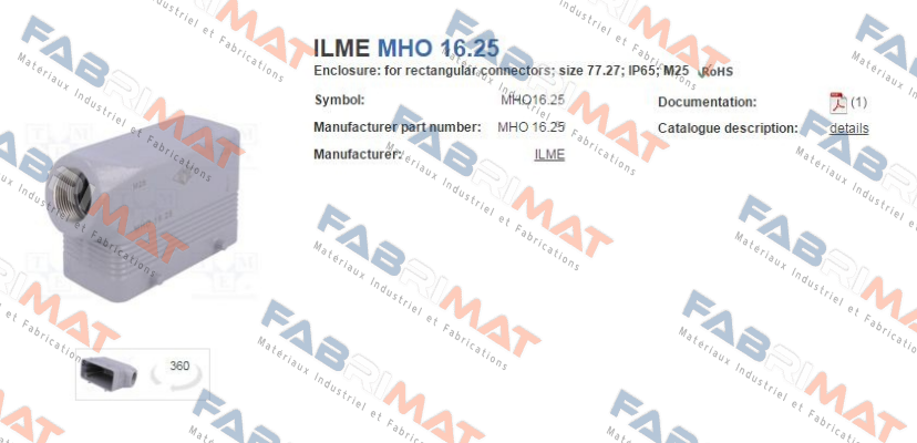 Ilme-MHO 16.25 price