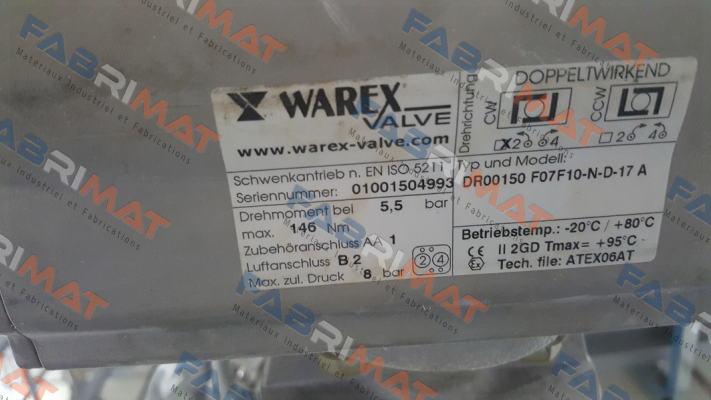 Warex-AT 150.DR AT150  price