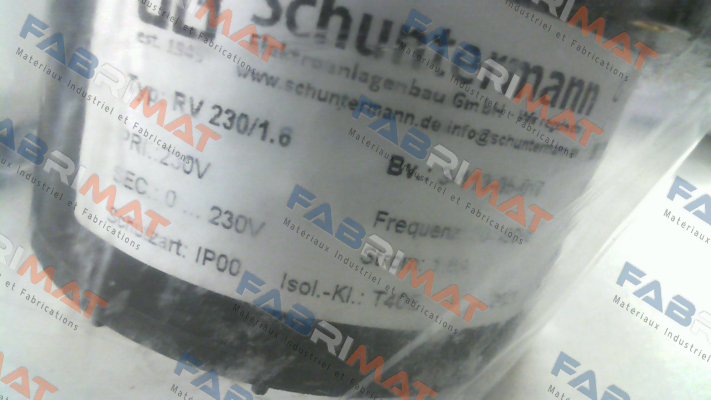 Schuntermann Transformatoren-P/N: 311305010, Type: RV 230/1.6 price