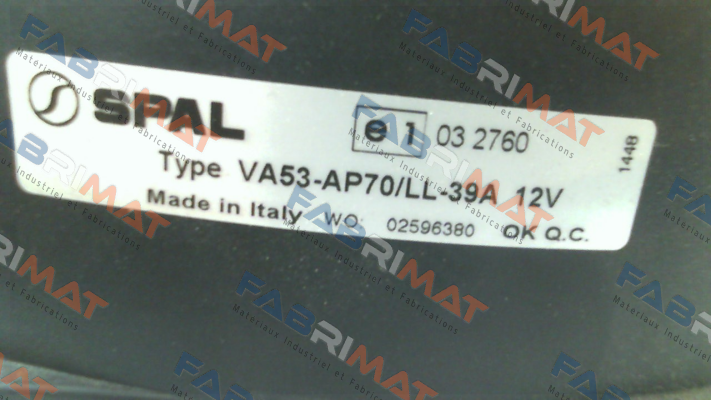 SPAL-VA53-AP70/LL-39A price