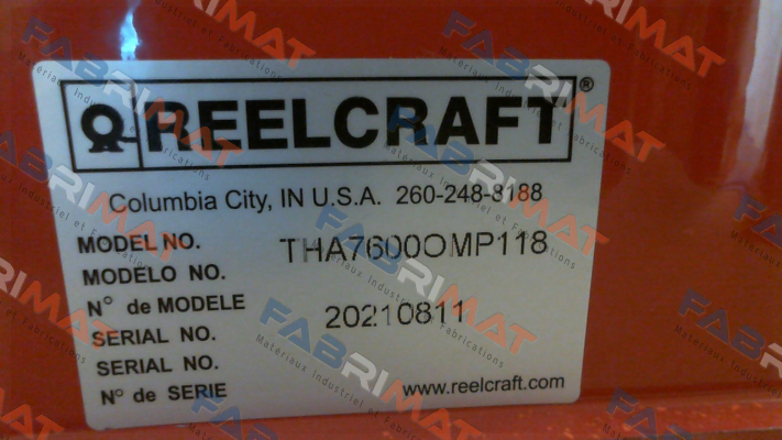 Reelcraft-THA7600 OMP118 price