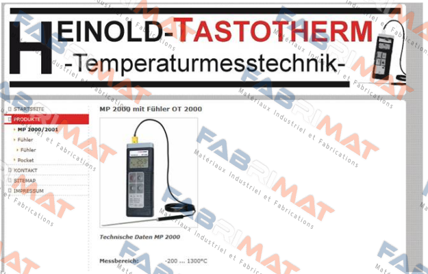 Tastotherm-P/N: 3740310 Type: MP 2001 price