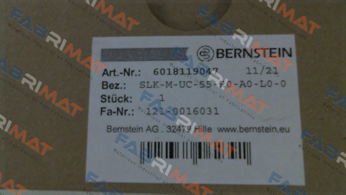 Bernstein-6018119047 / SLK-M-UC-55-R0-A0-L0-0 price