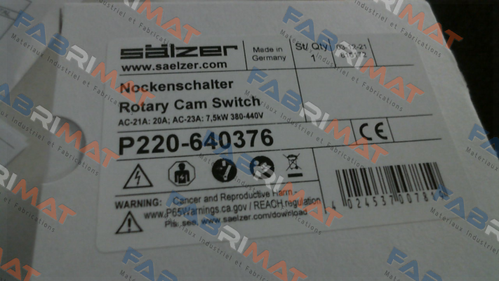 Salzer-P220-640376 price