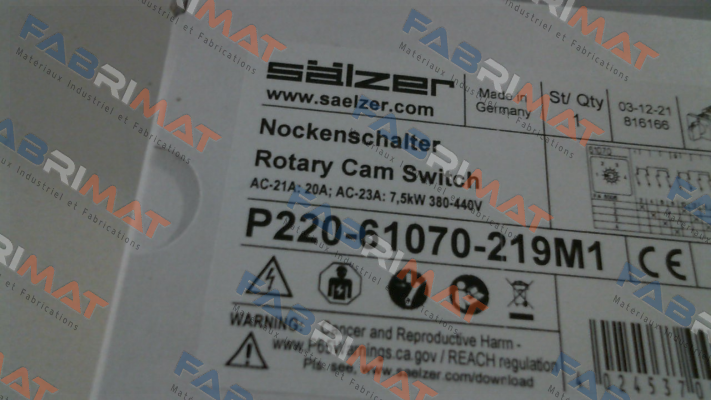 Salzer-P220-61070-219M1 price