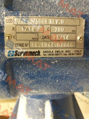 Servomech-02.063/5064 REV.0 OEM  price