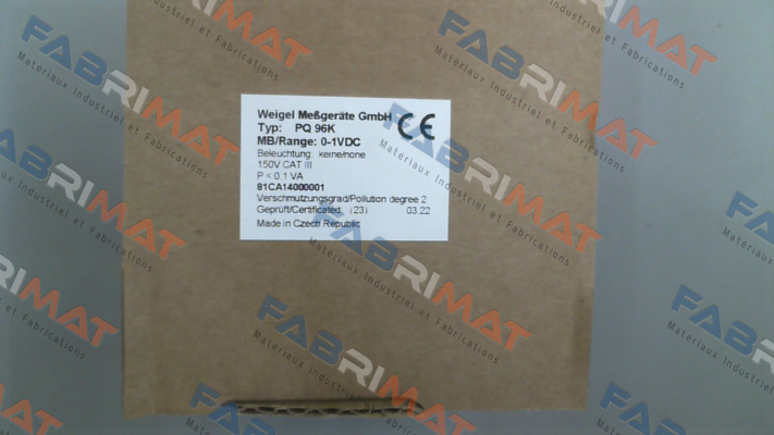 Weigel-PQ96K price