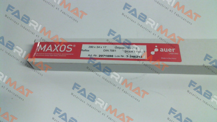 Maxos-DIN 7081-R 280 x 34 x 17 mm price