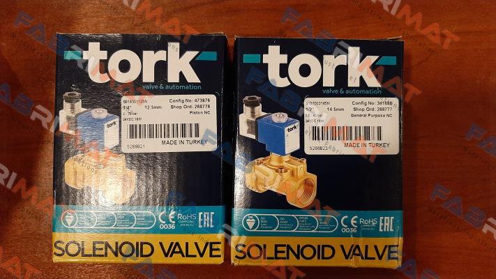 Tork-1/4" - 12 mm 24V DC 21,6 W 0,5- 40 Bar price