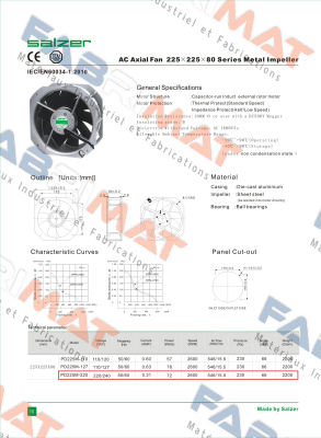 Salzer-PD225M-220 price