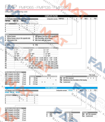 MP Filtri-FMP-320-2-S-A-G1-A06-H-P01 price