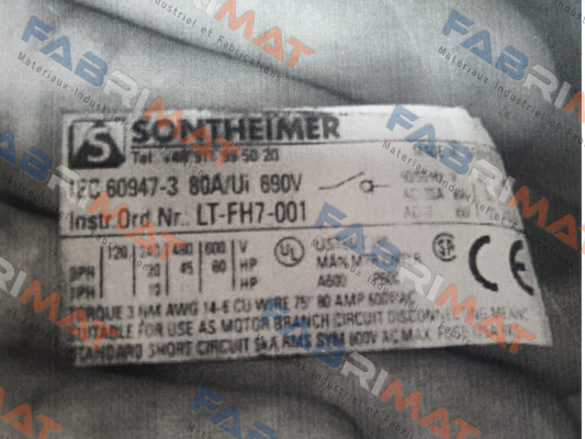 Sontheimer-LT-FH7-001 (80A/Ui 890V) price