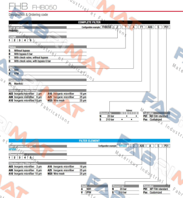 MP Filtri-FHB-050-1-B-A-F1-A10-N-P01 price