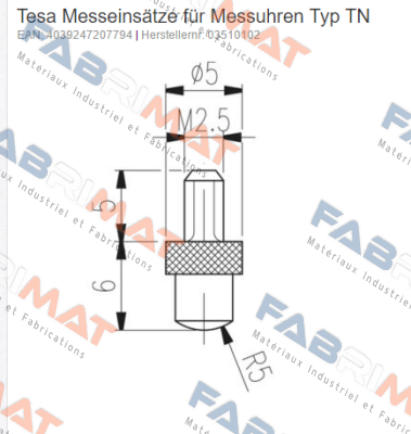 Tesa-P/N: 03510102 Type: TN 11 W  price