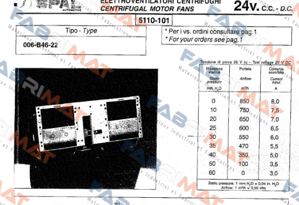 SPAL-006-B46-22  price