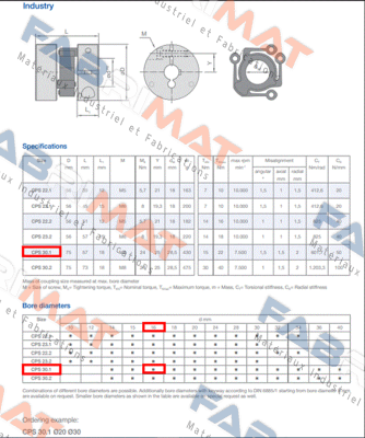 Schmidt Kupplung-CPS 30.1 Ø16 price