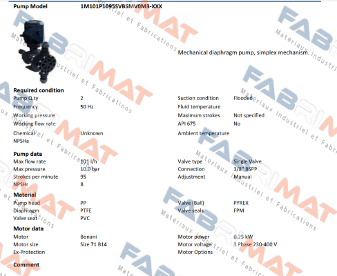 Obl-1M101P1095SVBSMV0M3-XXX price