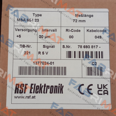 Rsf Elektronik-MSA 654.23 price