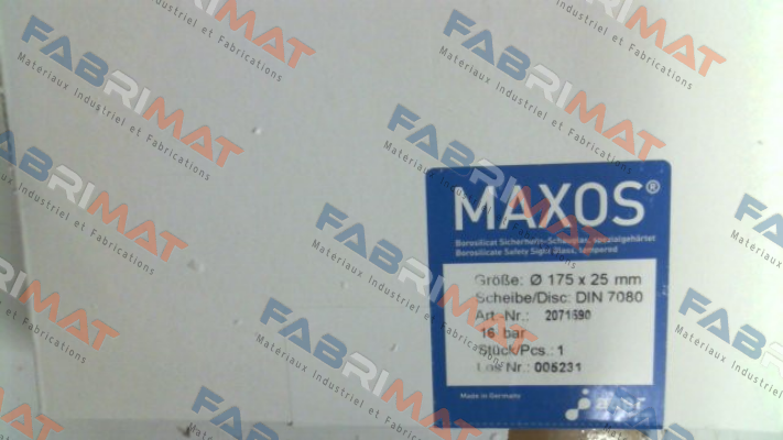 Maxos-DIN 7080 175 x 25 mm price