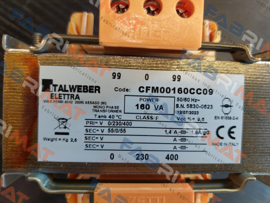 Italweber Elettra-CTCFM00160CC09 price