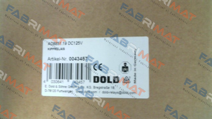 Dold-p/n: 0043457, Type: AD8851.19 DC125V price