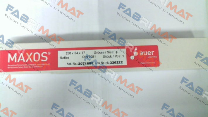 Maxos-DIN 7081-R 250x34x17 price